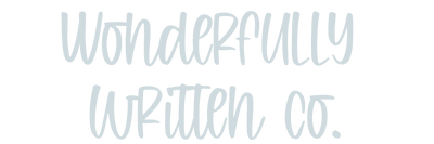 WonderfullyWritten