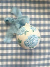 Pre-Order Pink or Blue Hydrangea Round Hand Painted Ornament
