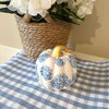 Hand Painted Hydrangea Pumpkins