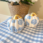 Hand Painted Hydrangea Pumpkins