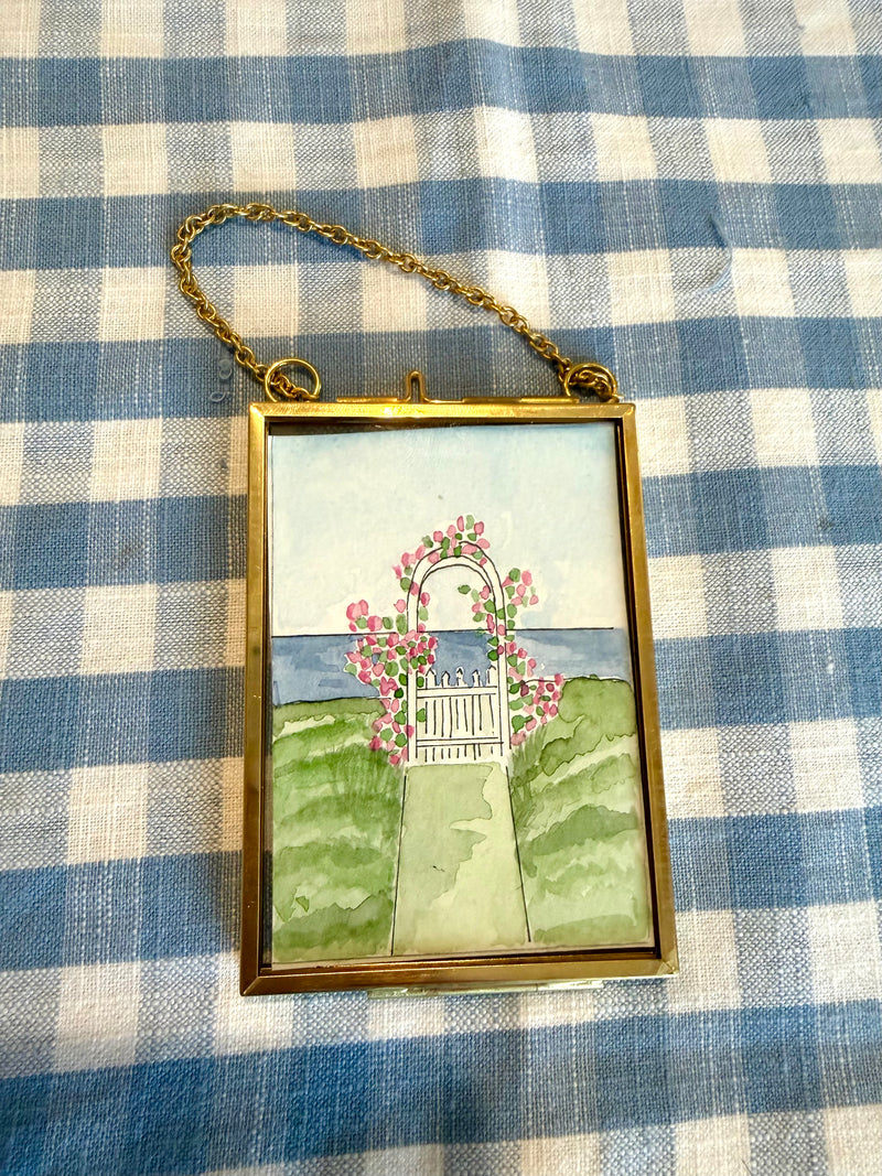 Rose Arbor Nantucket Mini Original Watercolor