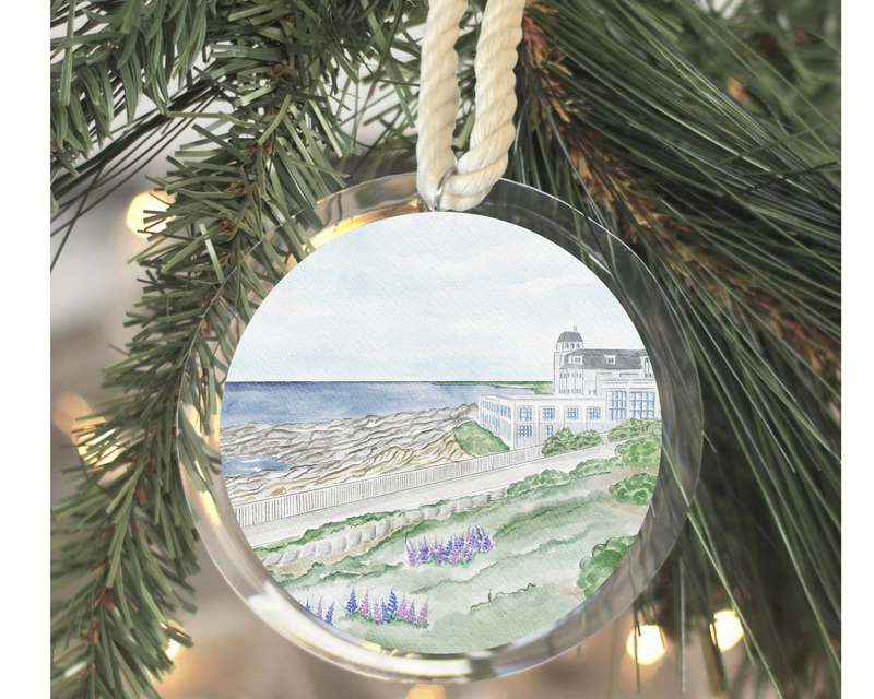 Cliff House Maine Christmas Ornament