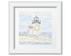 Brant Point Lighthouse Daffodil Festival Nantucket Watercolor Art Print