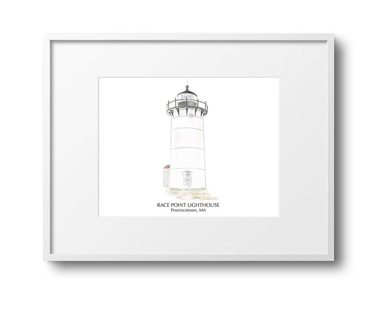 Race Point Lighthouse Provincetown, MA Cape Cod Art Print