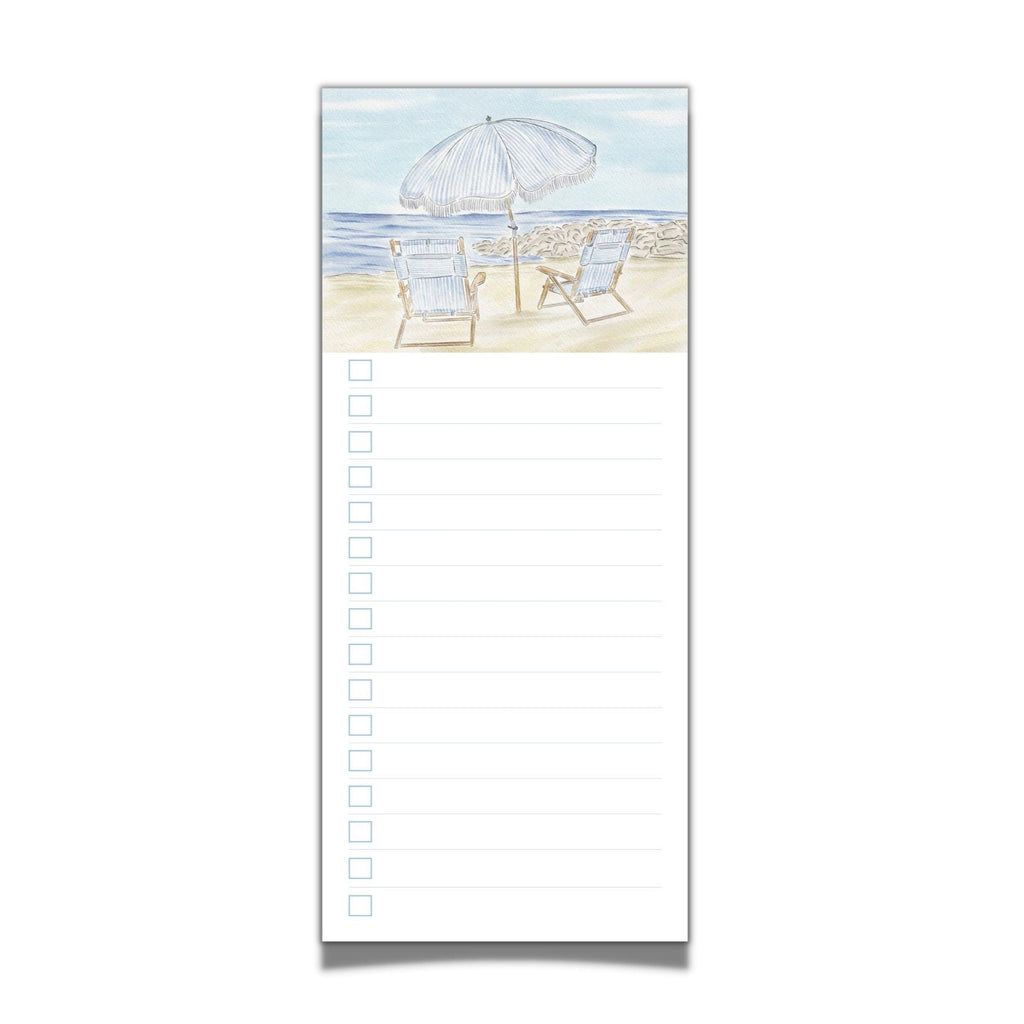 Summer Beach Days Checklist Notepad