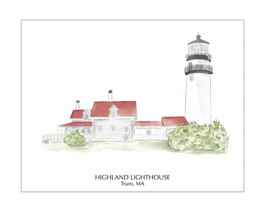 Highland Lighthouse Truro, MA Cape Cod Art Print