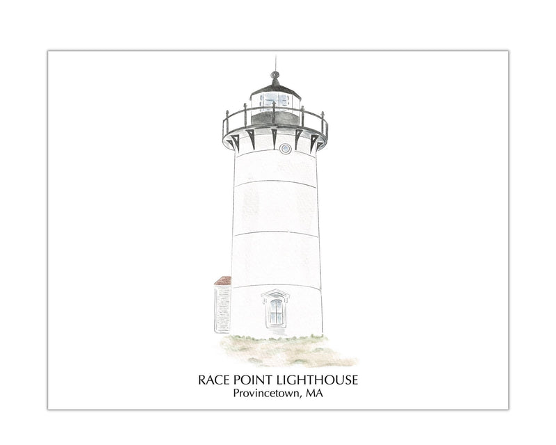 Race Point Lighthouse Provincetown, MA Cape Cod Art Print