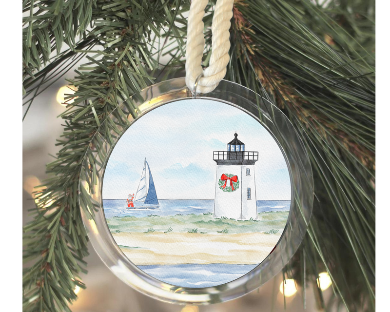Long Point Lighthouse Provincetown Christmas Ornament