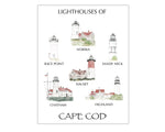 Lighthouses of Cape Cod Art Print