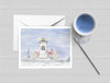 Lighthouses of Cape Cod at Christmas Assorted Boxed Card Set