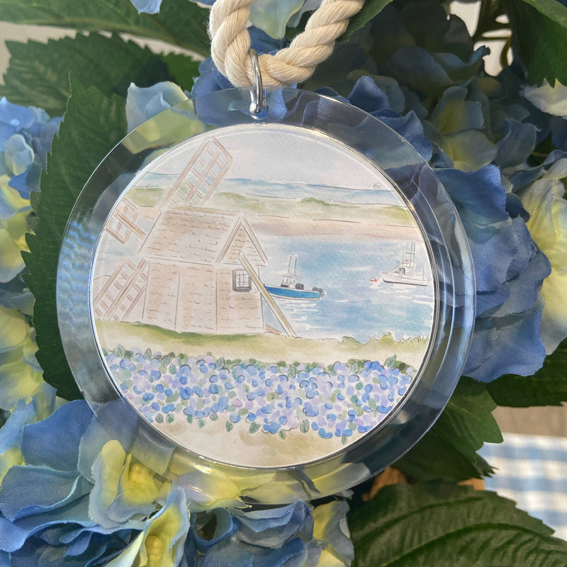 Windmill By The Sea Ornament
