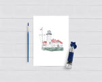 Chatham Lighthouse Cape Cod Greeting Card