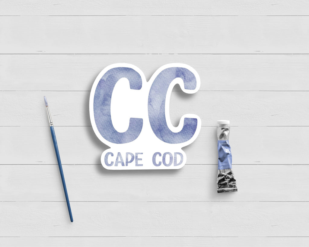 Cape Cod Initials Sticker