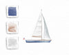 Sailboat Watercolor Sticker