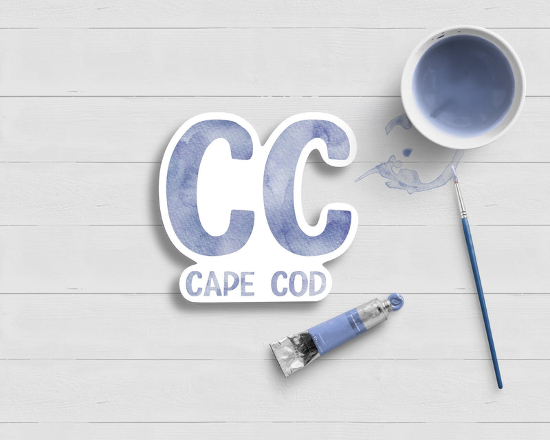 Cape Cod Initials Sticker